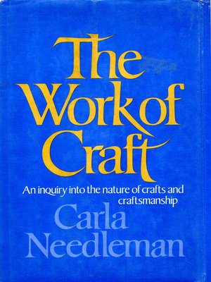 The Work of Craft - ebook